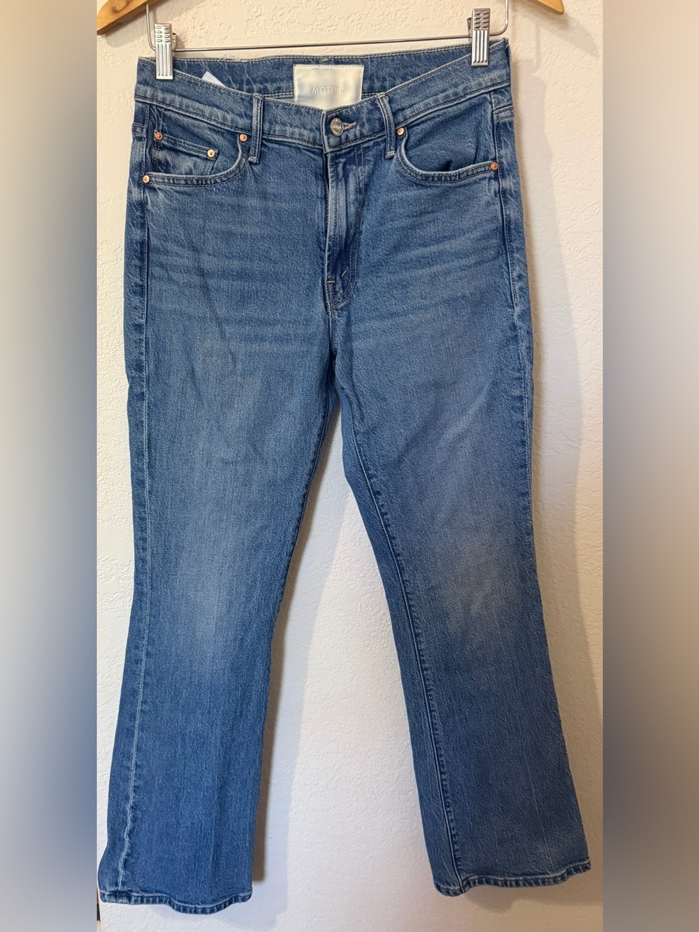 Mother Superior Denim The Outsider Flood Boot Cut jeans in Field Trip- 28